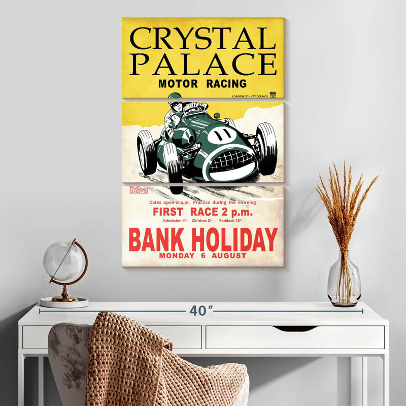 Sireci Crystal Palace Racing II, 32" H x 20" W