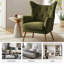 Fauteuil à oreilles 29,25 po Avianna-317751868