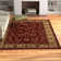 Tapis à motif oriental rouge / ivoire Cokeley