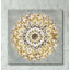 «Mandala Delight II Yellow Grey» par Danhui Nai, art mural sur toile-1690890698