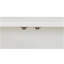 Armoire console Ansaldo blanc perle et argent scintillant