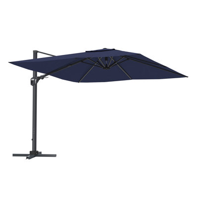 Aleksandrs 130'' Outdoor Square Cantilever Umbrella