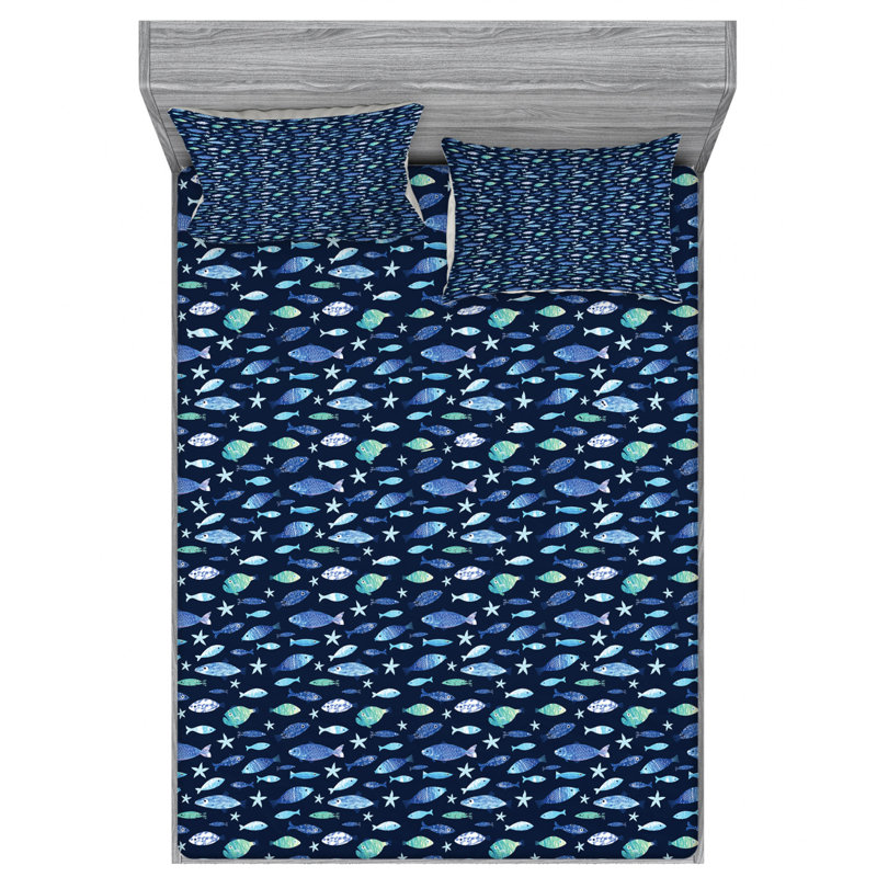 Microfiber Sheet Set, Full Sheet Set with Fitted Sheet