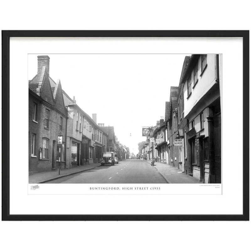 Buntingford, High Street C1955 by Francis Frith - Single Picture Frame Print, 45cm H x 60cm W x 2.3cm D