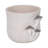 Handcrafted Cement Planter with Textured Tree Trunk Design and Mushroom Accents - Decorative Pot for Indoor and Outdoor Spaces.-108204338