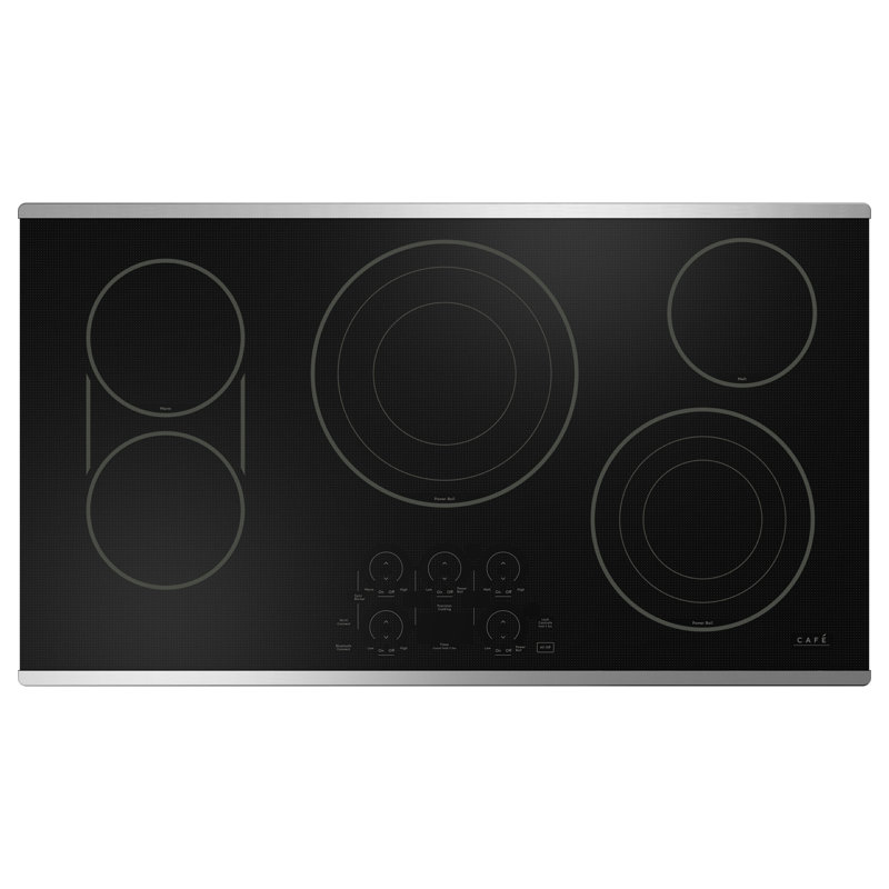 36.13" Electric Cooktop with 5 Elements, Stainless Steel
