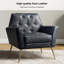 Fauteuil Johan avec dossier capitonné-69989033