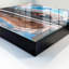 Wall mounted key box, Opens to the right, 30x30x5, White, A mirrored urban sculpture reflecting the city, 