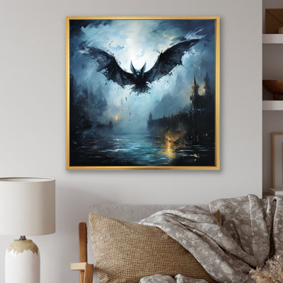 Impressionniste de chauve-souris impressionniste au clair de lune
