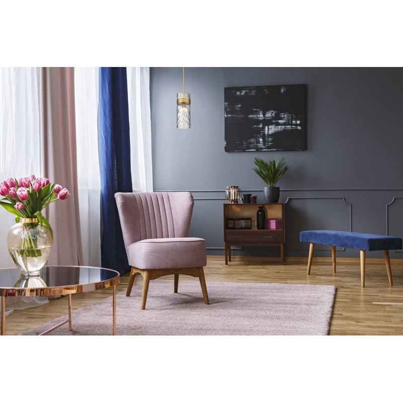 Luminaire suspendu 3 lumières Aultman, Laiton frotté