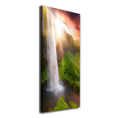 Waterfall - Wrapped Canvas Print