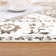 Machine Washable Non-Slip Oriental Area Rug Brown/Beige