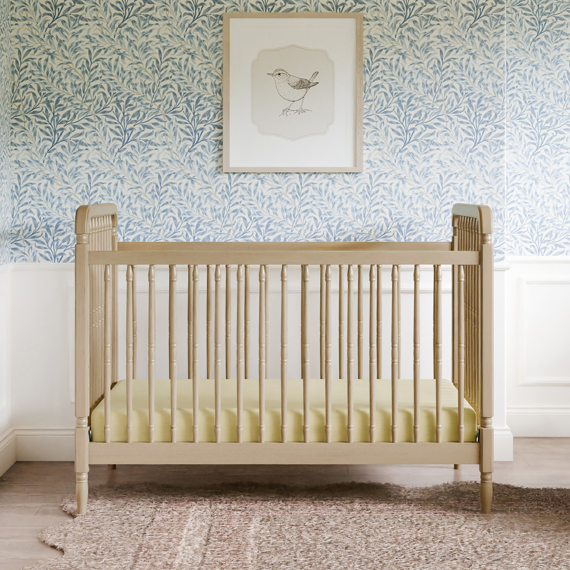 Liberty 3-in-1 Convertible Crib, Washed Pine