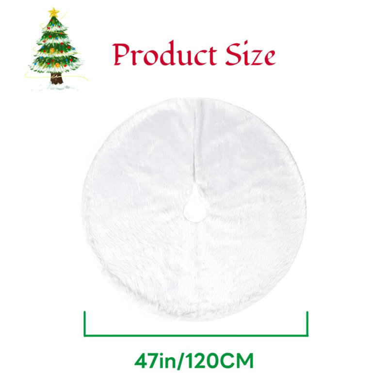 Faux Fur Tree Skirt