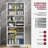 Tall Bathroom Cabinet Large Floor Storage Cabinet With Acrylic Doors & 3 Cubes-1936356223