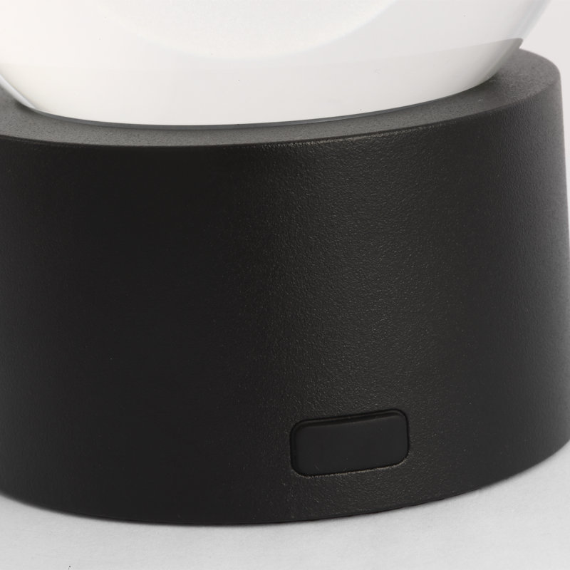 Mina Accent Rechargeable Table Lamp, Black
