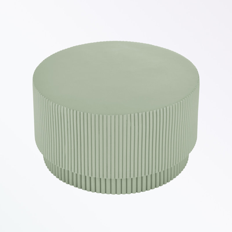 Round Coffee Table, Light Green