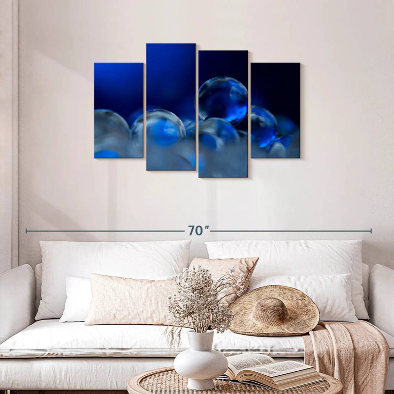 Bleu profond Avery, H 27 po x l 43 po