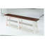 Meuble télé de 200 cm de long avec rangement ouvert, console multimédia de style ferme, meuble télé long pour salon
