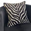 Black Zebra Silk Square Pillow Cover & Insert-840822602