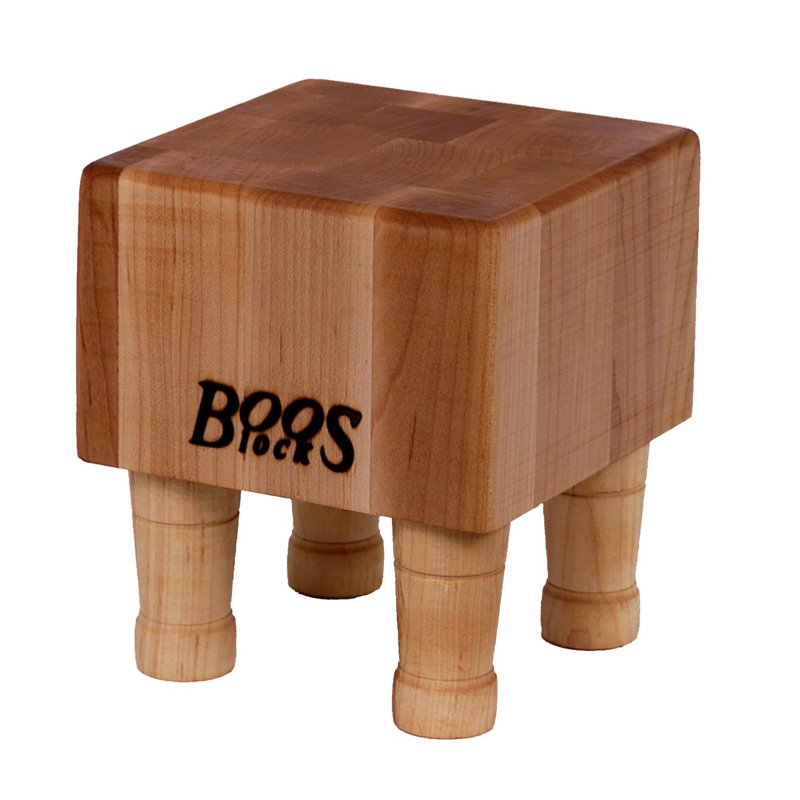 BoosBlock® 4" Thick Butcher Block Cutting Board with Legs