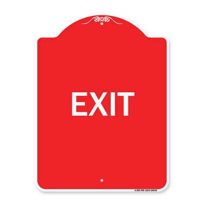 Signmission Designer Series Sign - Exit 1/24042
