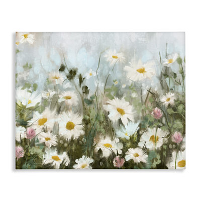 «Stupell Industries Daisy Field», peinture sur toile par Nina Blue