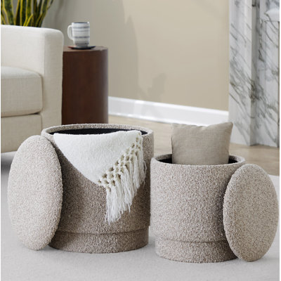 Carlesia Upholstered Ottoman