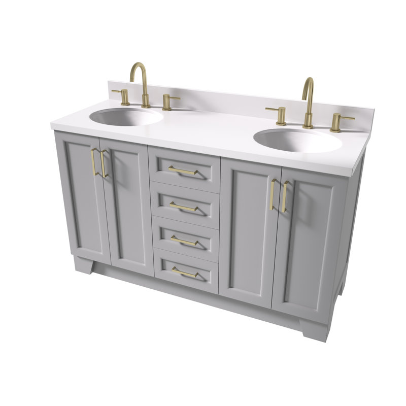 Franko Double Vanity, Gray