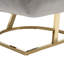 Chaise d'appoint rembourrée et capitonnée Alleen-1837035501