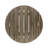 Outdoor 16" Acacia Wood Side Table, Gray Finish-96108012
