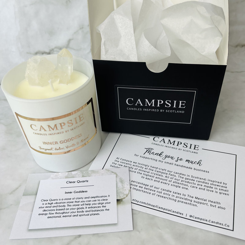 Bergamot And Amber Scented Jar Candle