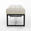 Genuine Leather Upholstered Bench-1468055046