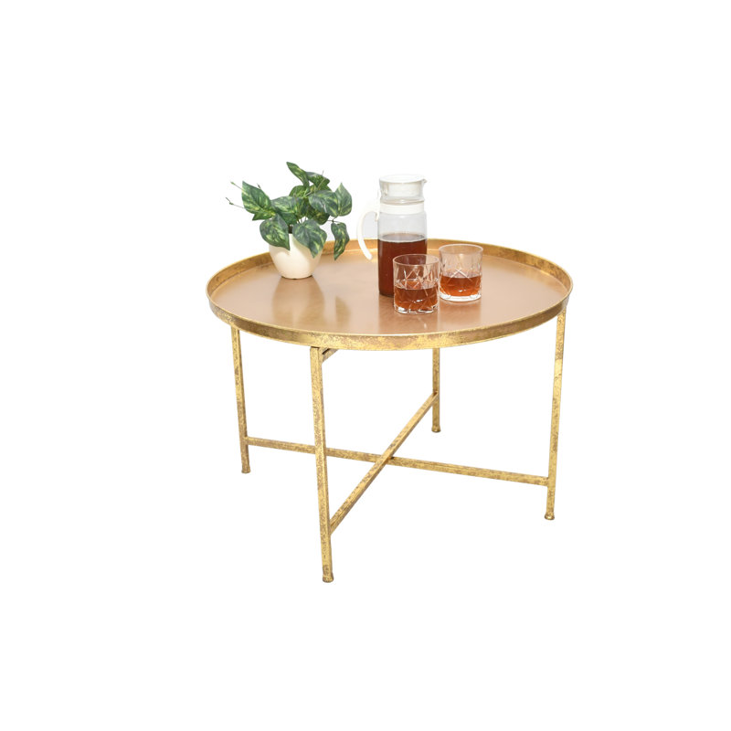 Gold Foldable Coffee Table