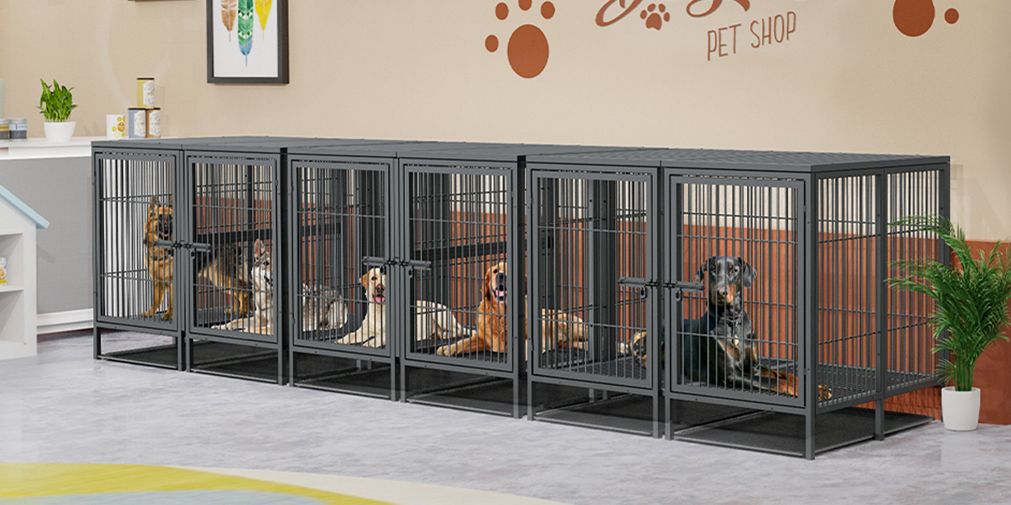 Heavy-Duty Dog Crate