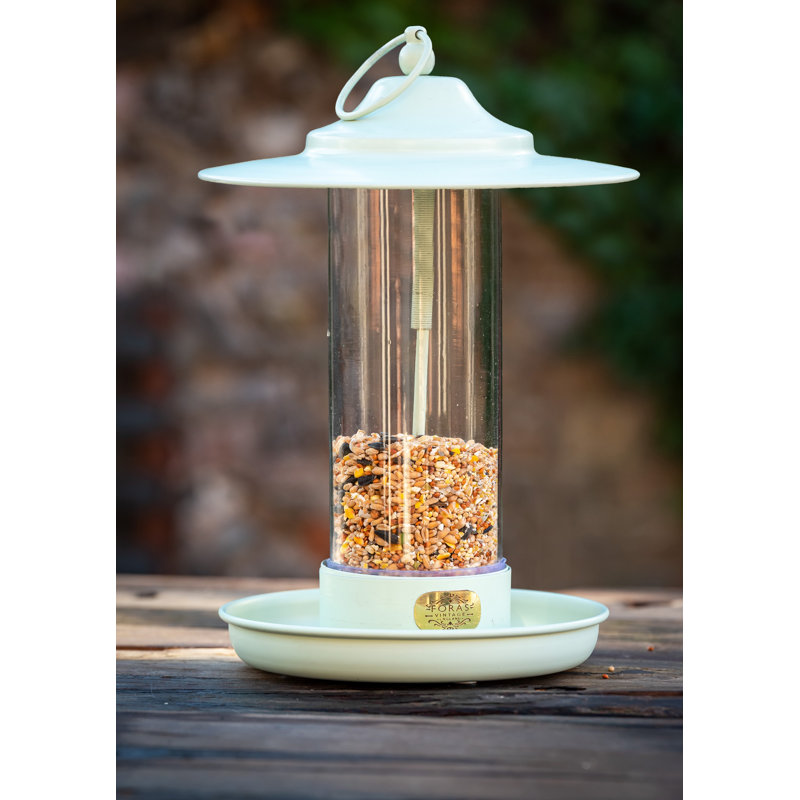 Chauncey Metal Hanging Tube Bird Feeder