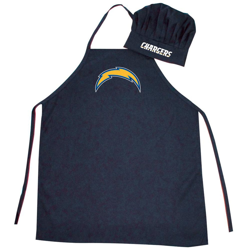 NFL No Pattern Apron Sets, Los Angeles Chargers