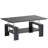 Rectangular Tempered Glass Coffee Table with Shelf-1450897545-1450897550