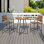 Ensemble de table de patio et chaises de 3 pièces à hauteur de bar, ensemble bistro haut avec accoudoirs en faux bois
