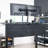 Black Clamp-on 60in Cable Management Desk Organizer