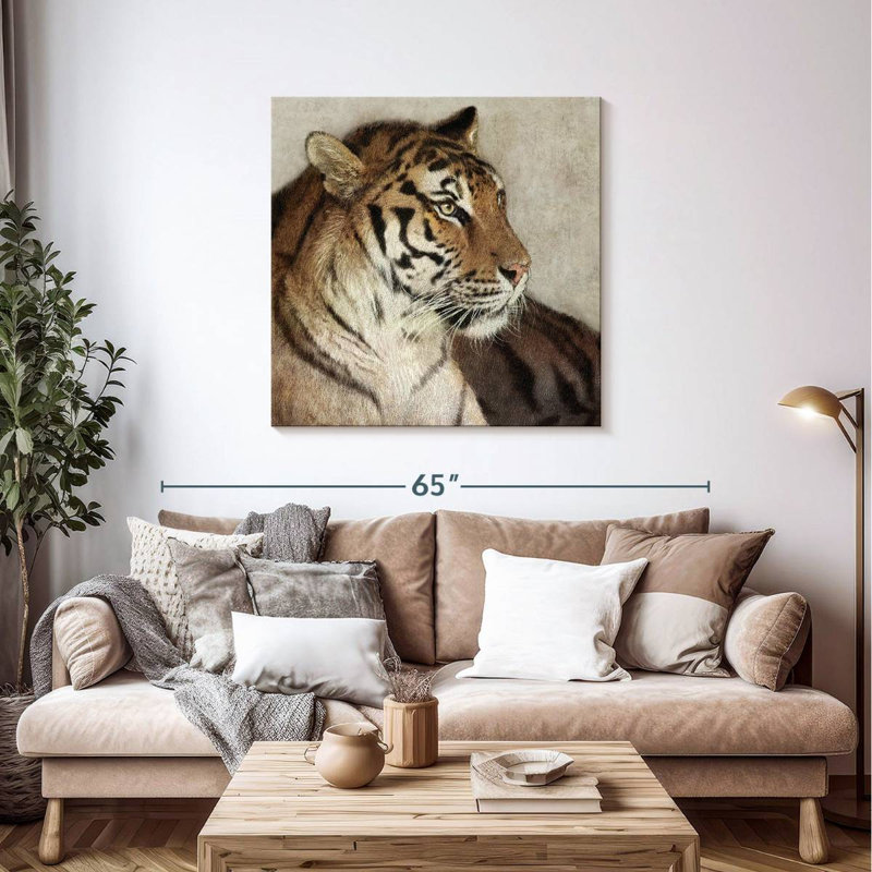 Brampt Tiger Poise, 39" H x 39" W