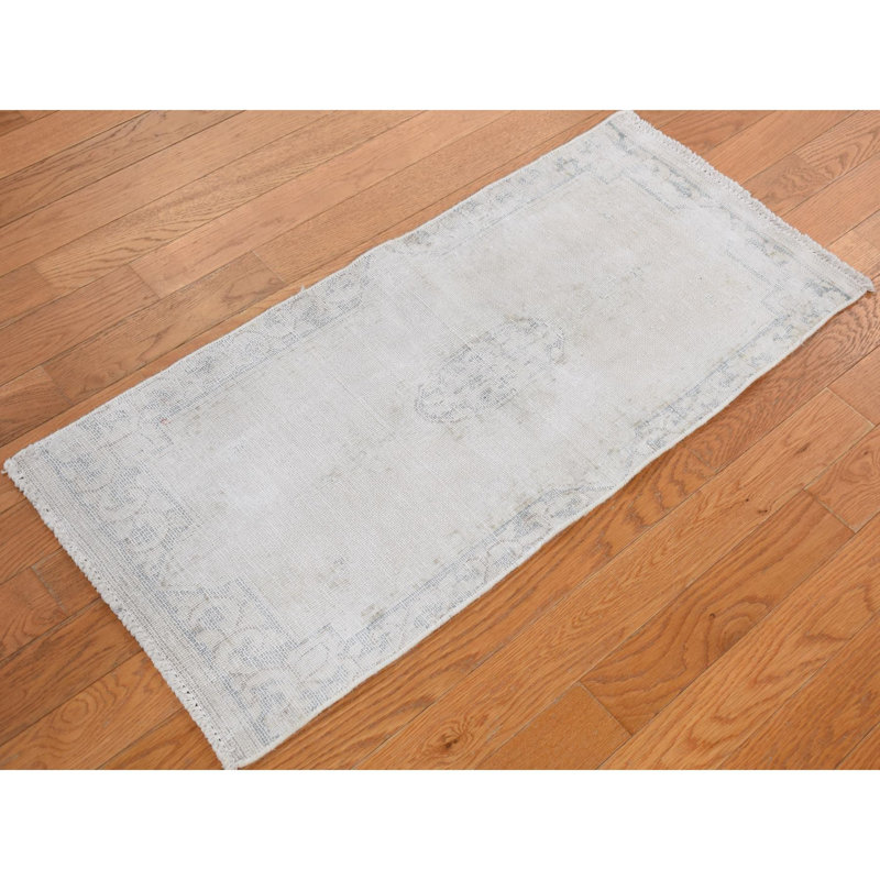 Tapis de couloir unique en laine Butros