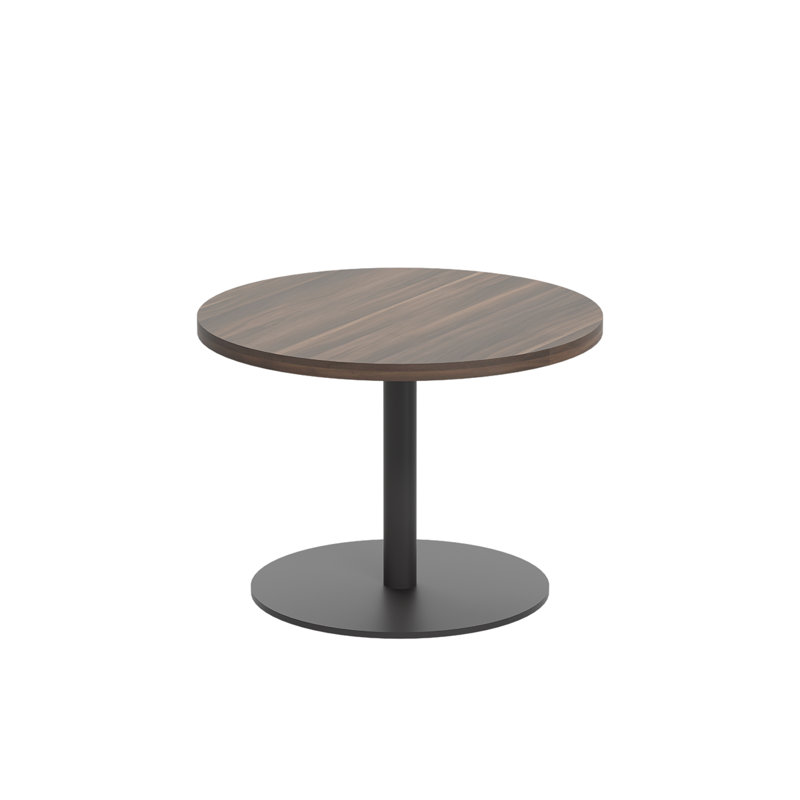 Eitelbert Pedestal Coffee Table, H*43cm x W*60cm x D*60cm, Grey