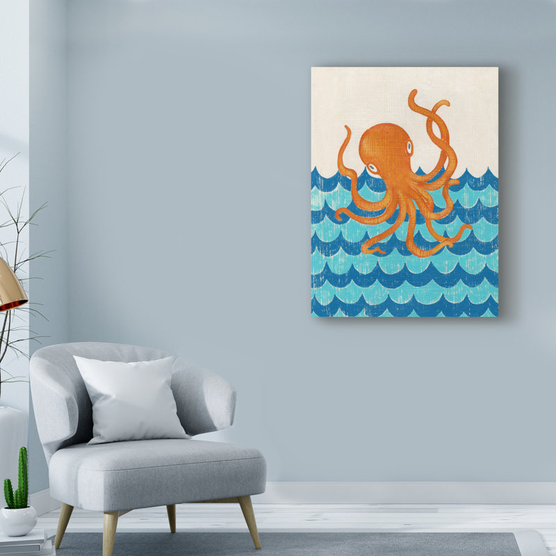«Trumans Voyage II», art sur toile, H 32 po x l 24 po x P 2 po, Toile tendue, No Matte