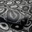 Pepper Glass Bead Finish Geometric Filo Stone Wallpaper Roll-472648065