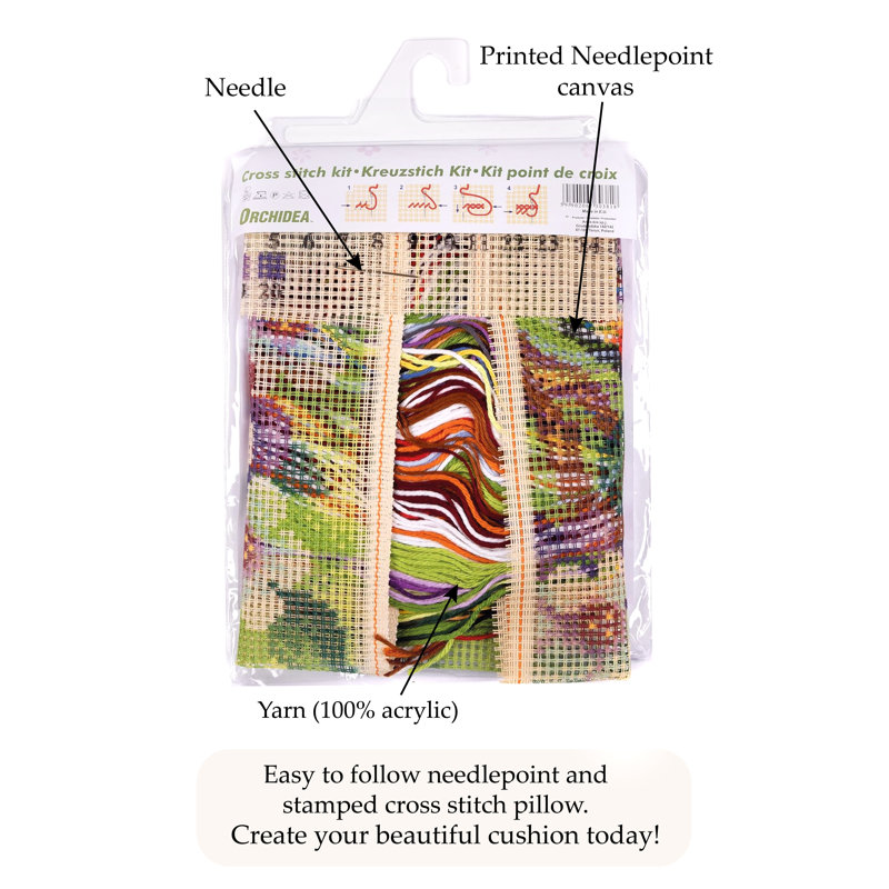 Cushion cross stitch kit Doe 99062