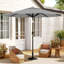 Aislynn 3m Traditional Parasol with LED Light-670096286