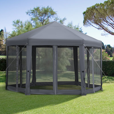 Ahsley 3m x 3m Steel Patio Gazebo