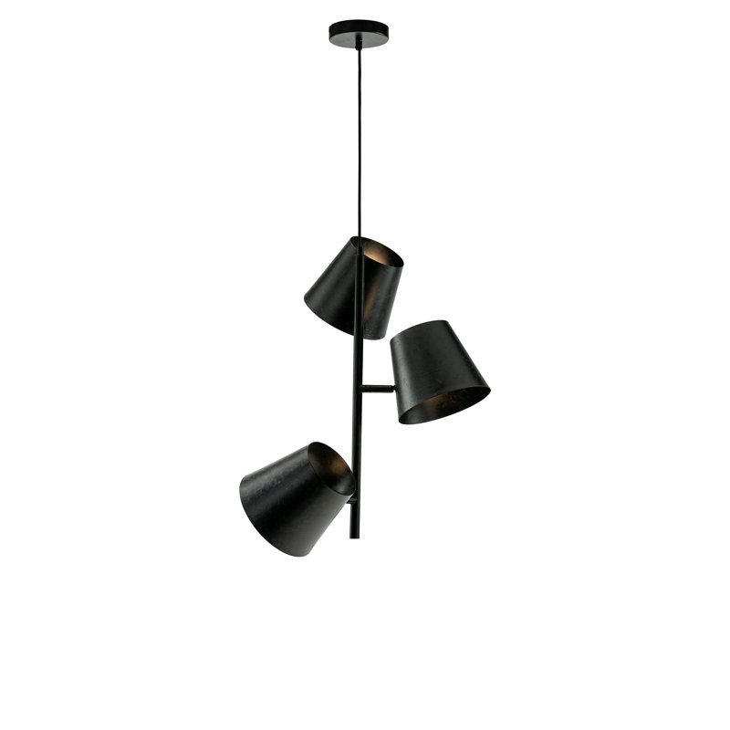 Canotas 3 - Light Shaded Pendant, Grey, Grey, Grey