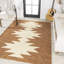 Tapis en terre cuite / crème Norwell Minimalist-796034698